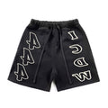 Black "Face Yourself" Shorts