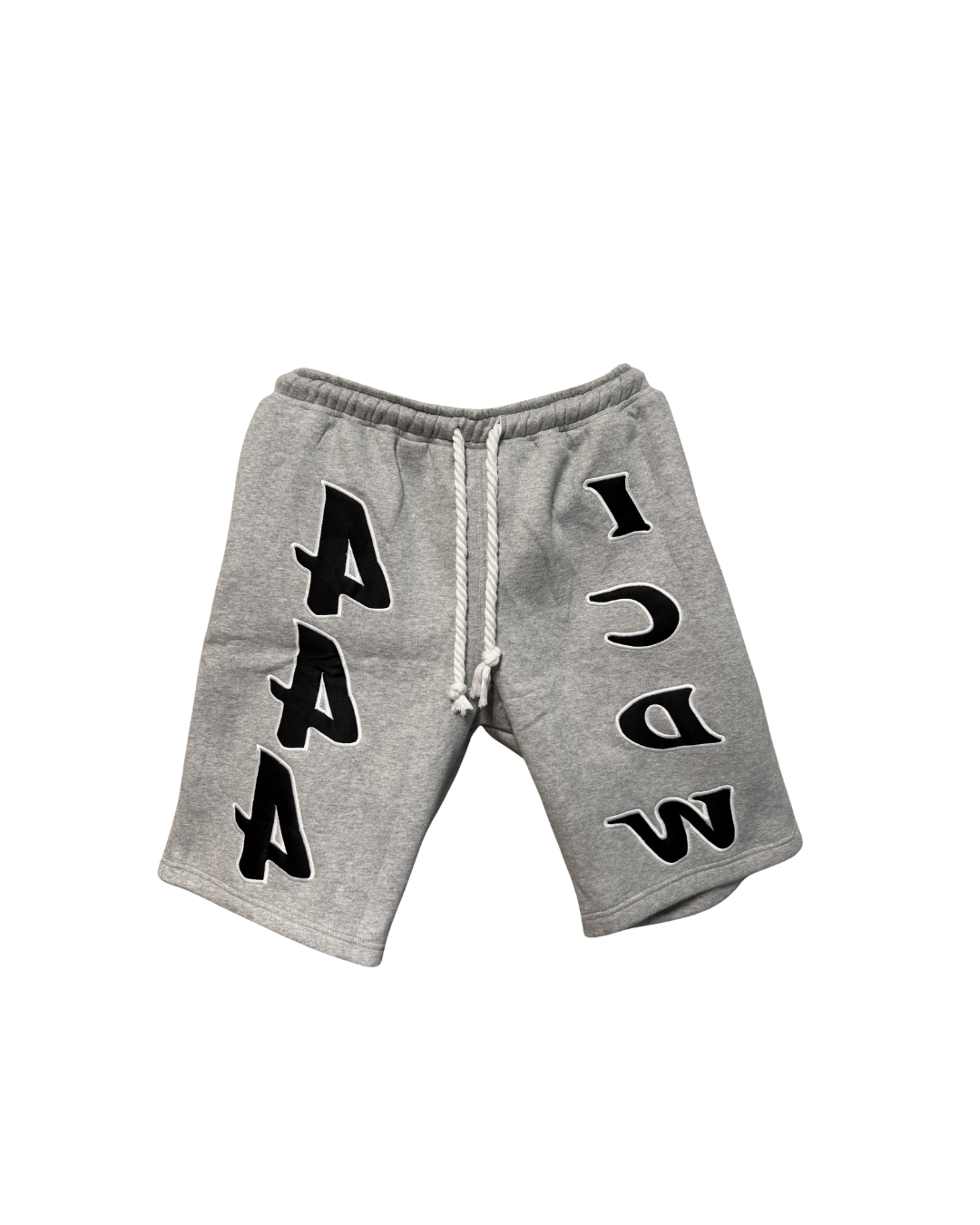 Gray "Face Yourself" Shorts